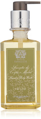Antica Farmacista Fig Leaf bottle pour offers a luxurious cleansing experience.