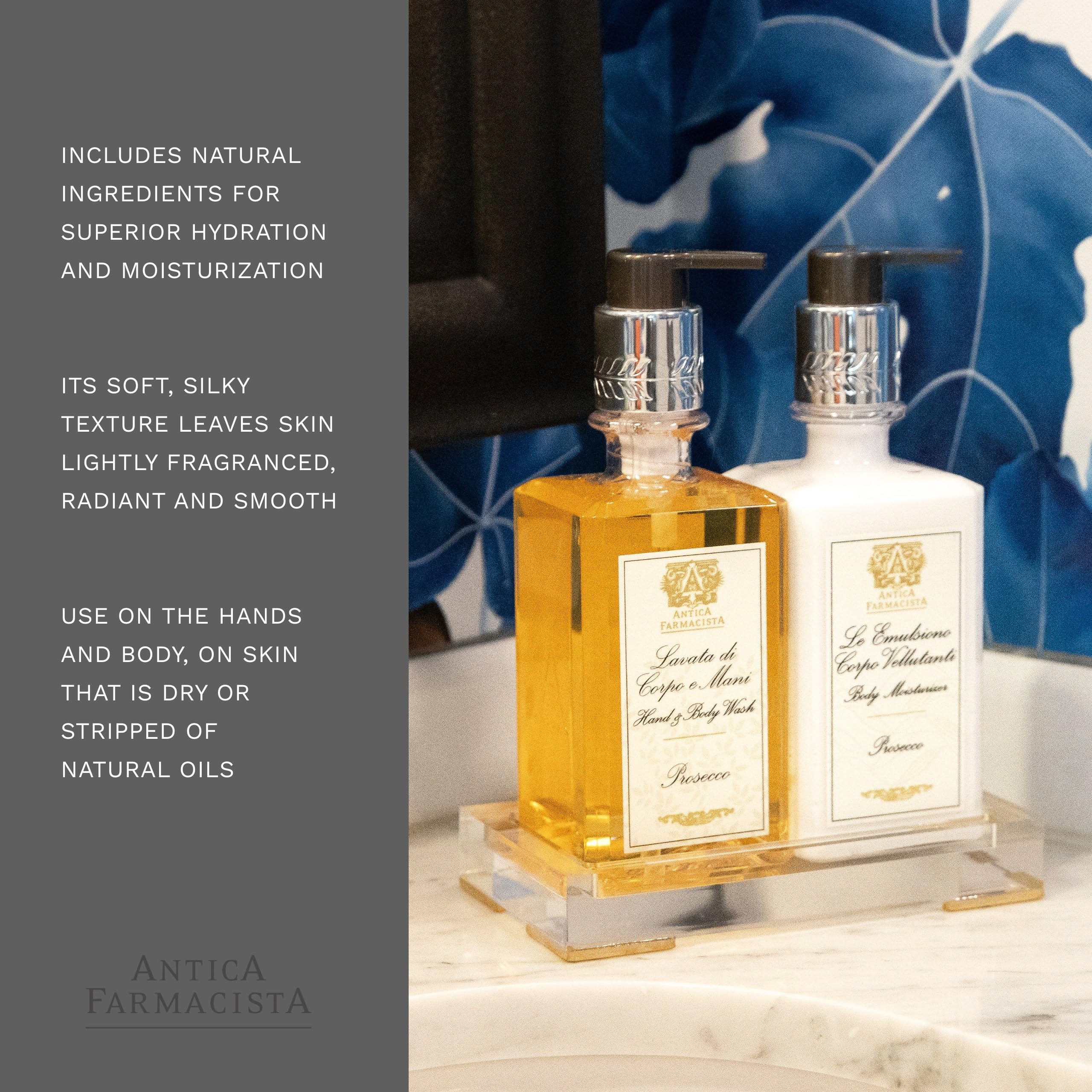 Antica Farmacista-ingredients-naturels: aloe vera et beurre de karité nourrissent la peau.