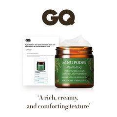 Antipodes Vanilla Pod Day Cream with rosehip oil for skin resilience