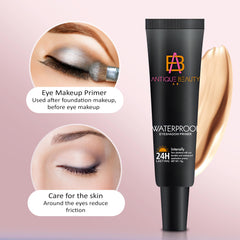 Packaging box of Antique Beauty waterproof primer for easy travel.