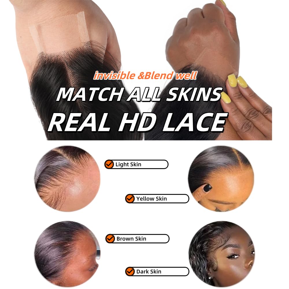 Anvnkl Brazilian virgin hair closure for natural look