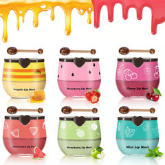 Anweina Bee Lip Balm honey pot with honey flavor for deep moisture on lips