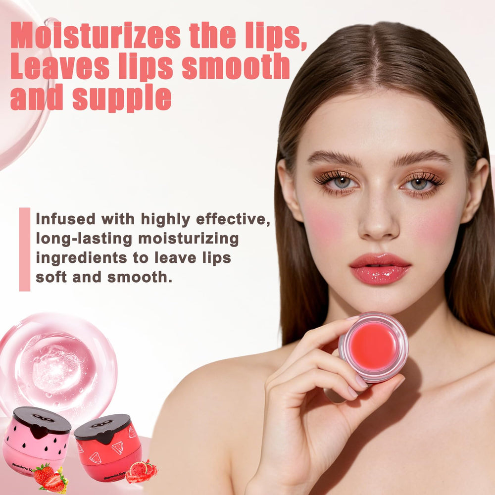 Anweina Bee Lip Balm watermelon pot delivering refreshing moisture