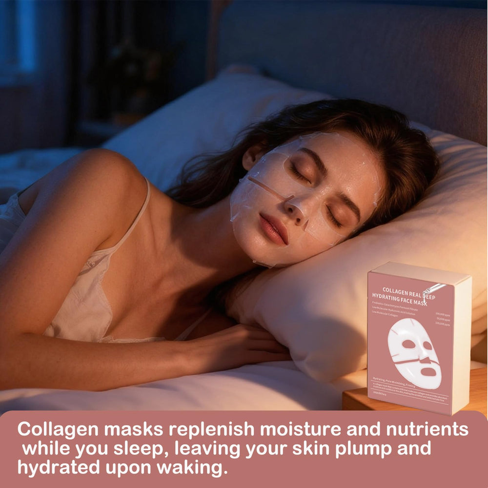 Anweina collagen mask with bioactive collagen supporting gentle moisture.