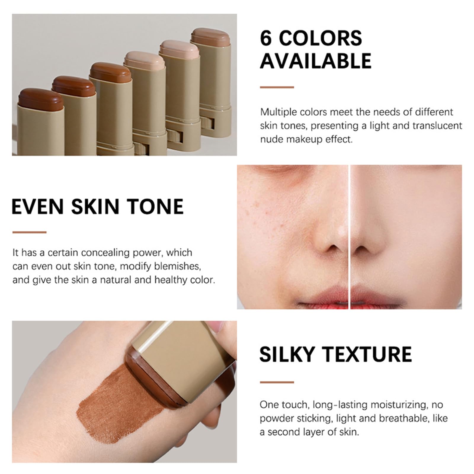 Anweina contour and highlighter in one stick for subtle definition