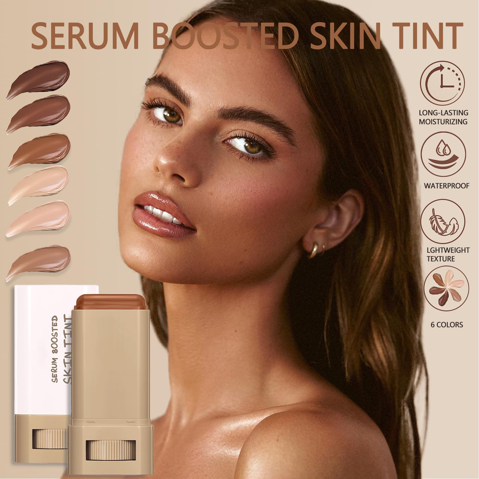 Anweina foundation stick with flawless coverage that blends seamlessly