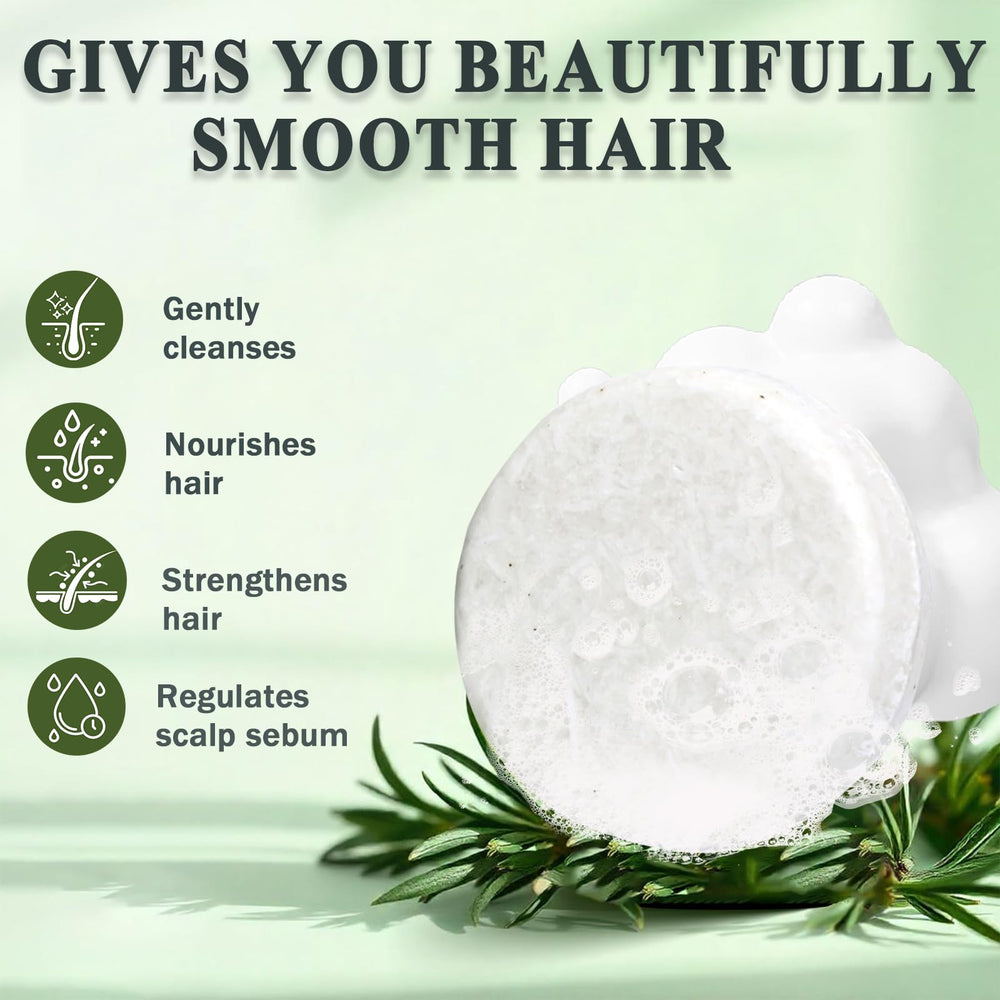 Anweina rosemary shampoo bar ingredients like shea butter nourish scalp gently.