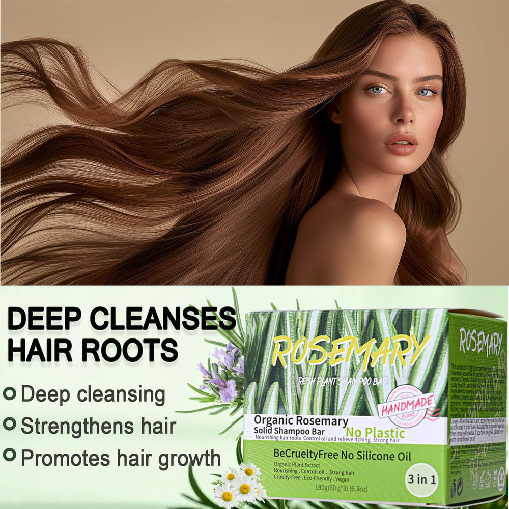Anweina shampoo bar creates salon-like shine and softness.