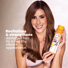 ANYELUZ hair mask banana-fruit-extracts texture close-up highlights deep moisture for silky strands.