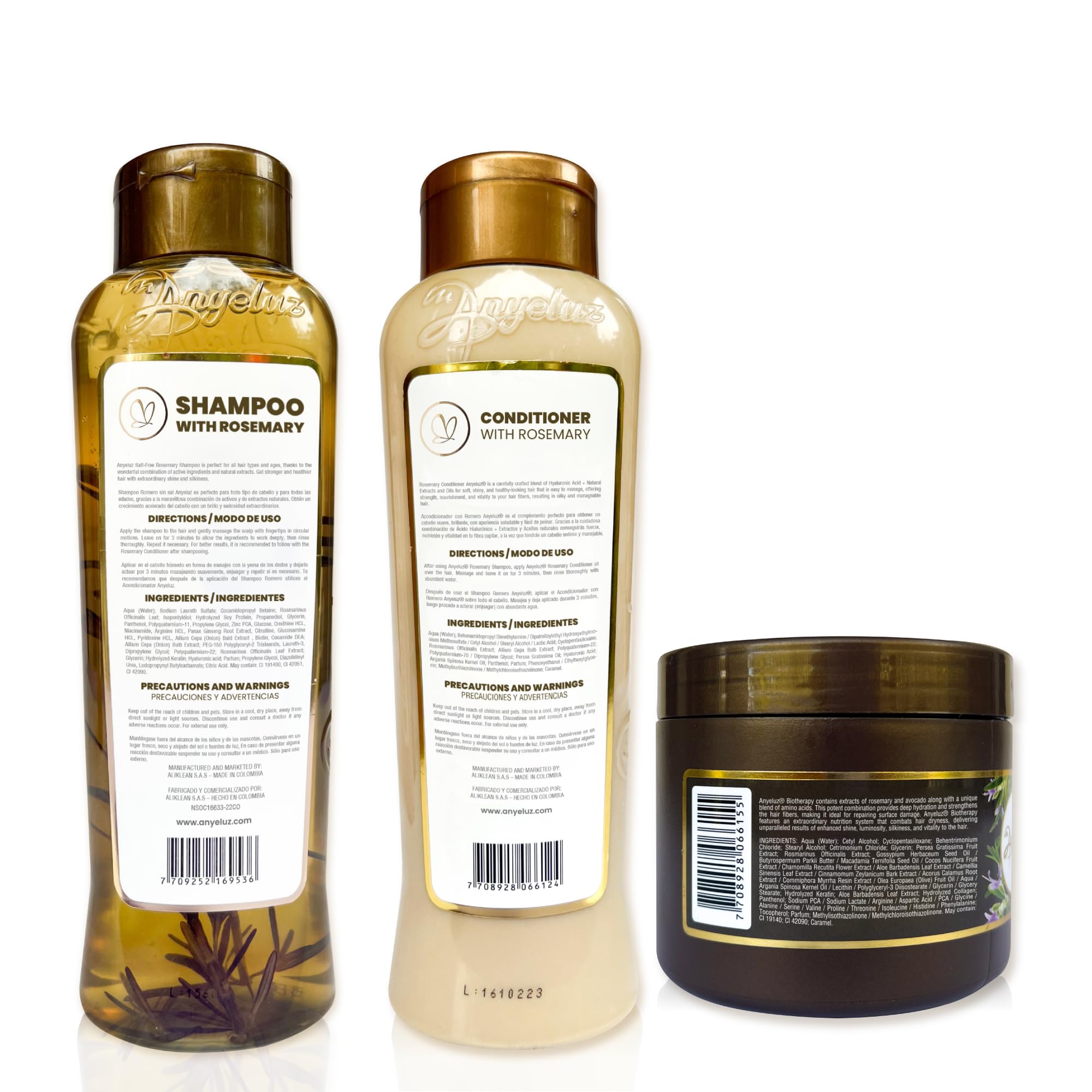 ANYELUZ Natural extracts collage conveys multi botanical nourishment for hair
