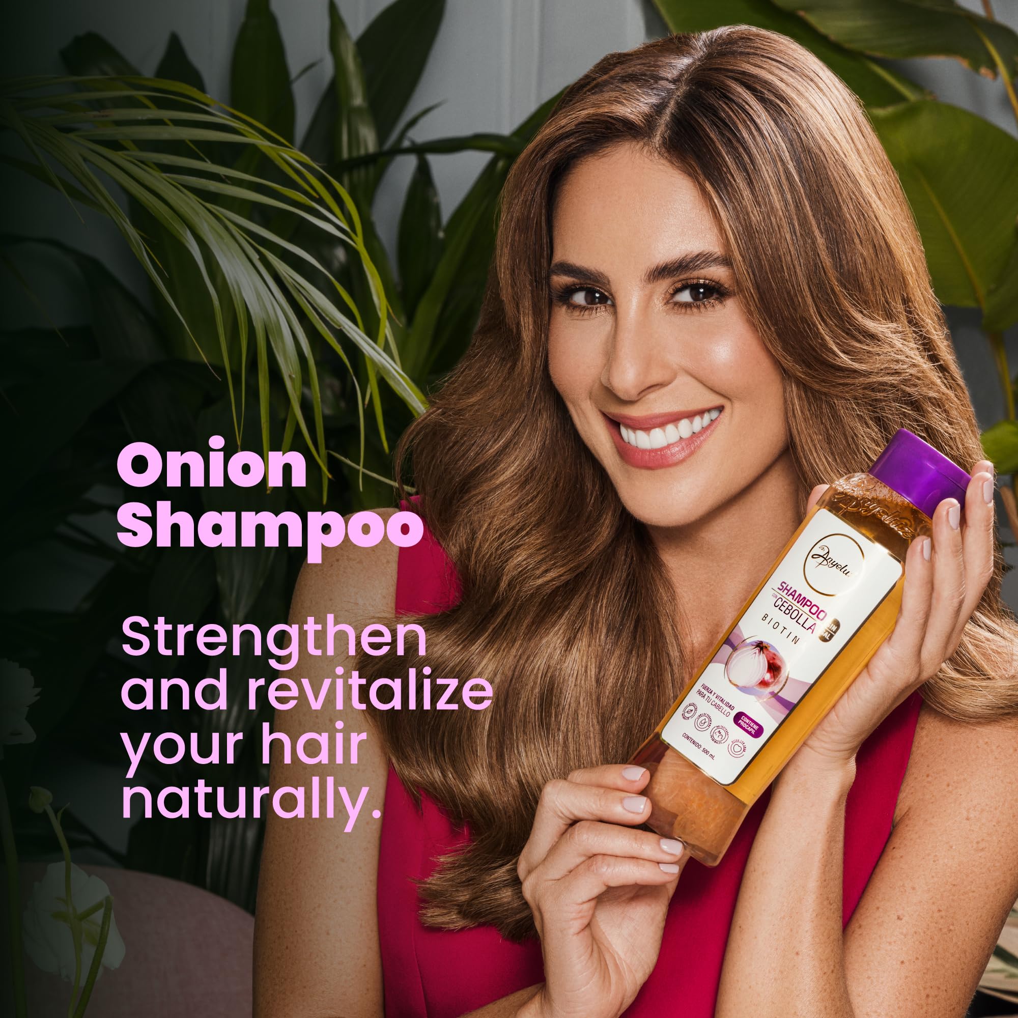 ANYELUZ Onion Shampoo Duo box presentation for travel-friendly care