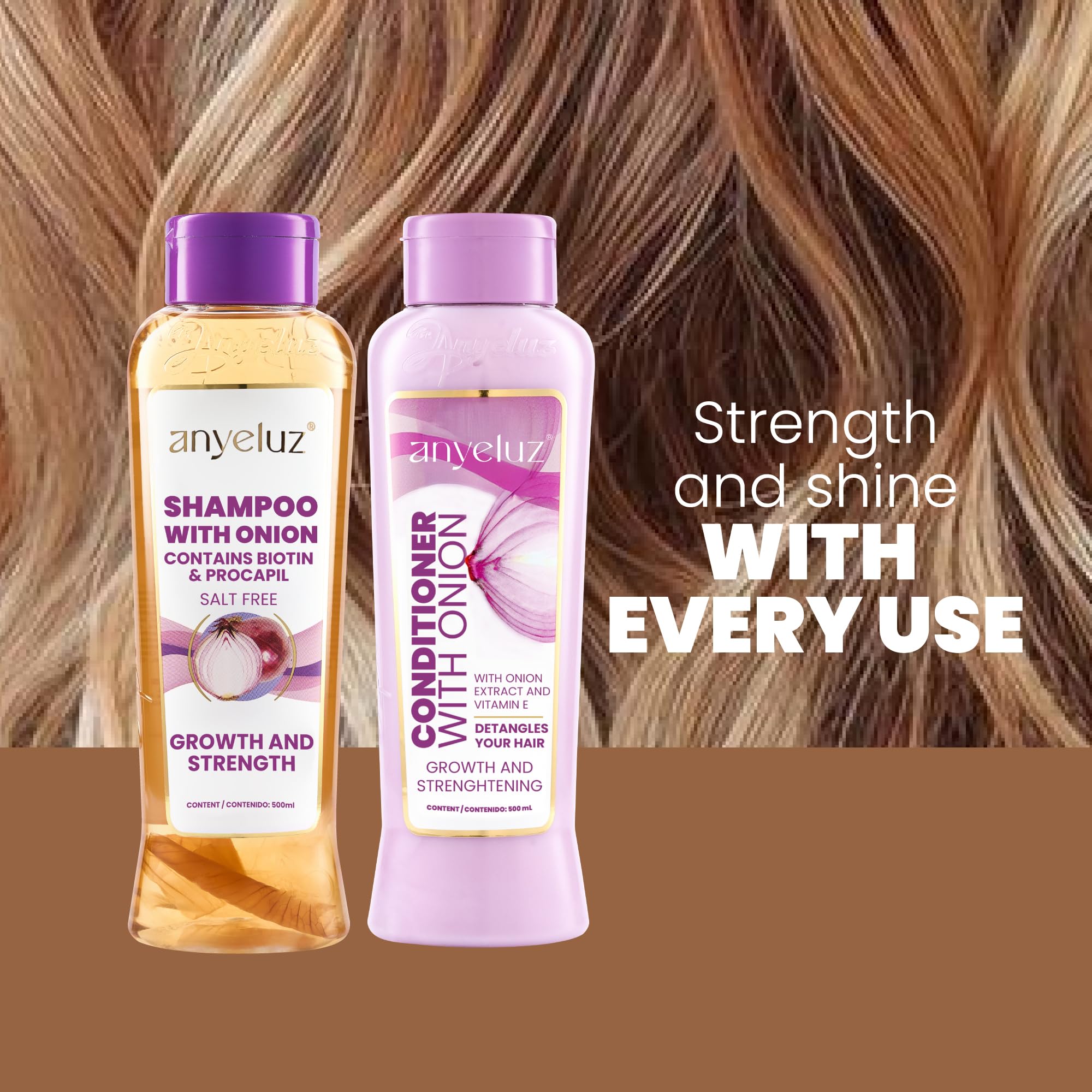 Creamy lather of Anyeluz Onion Shampoo texture shot