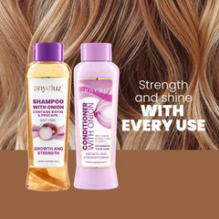 Creamy lather of Anyeluz Onion Shampoo texture shot