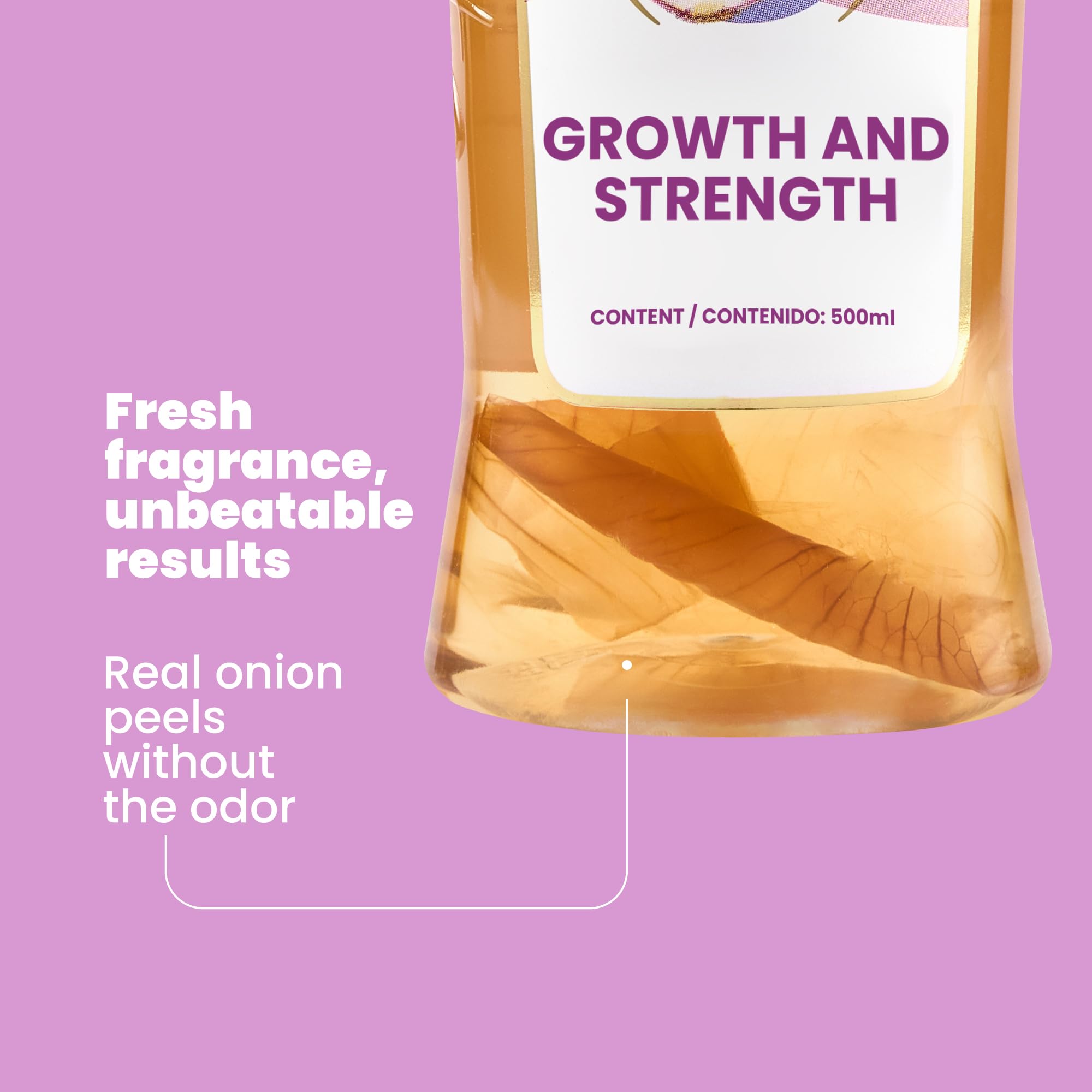 ANYELUZ Onion Shampoo travel-size bottle shows portable option for on-the-go routine