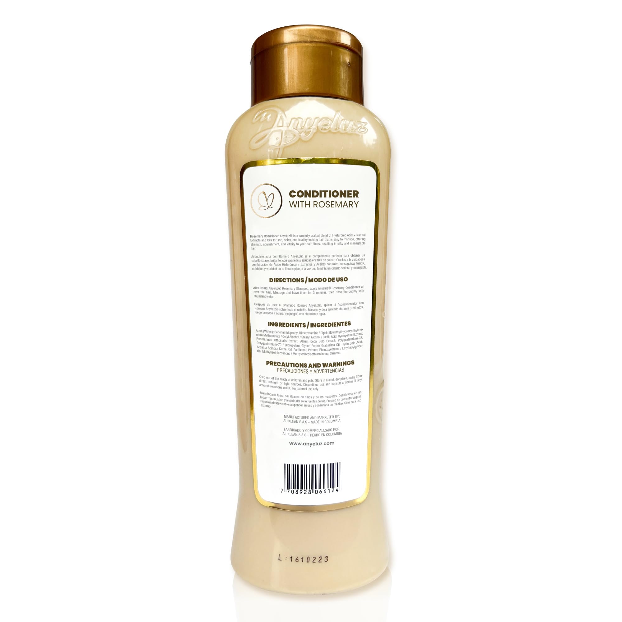 Anyeluz radiant finish indicates vibrant hair vitality and shine.