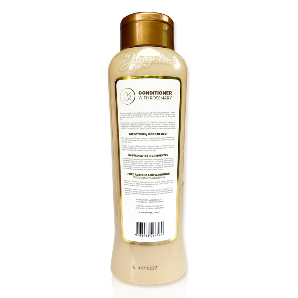 Anyeluz radiant finish indicates vibrant hair vitality and shine.