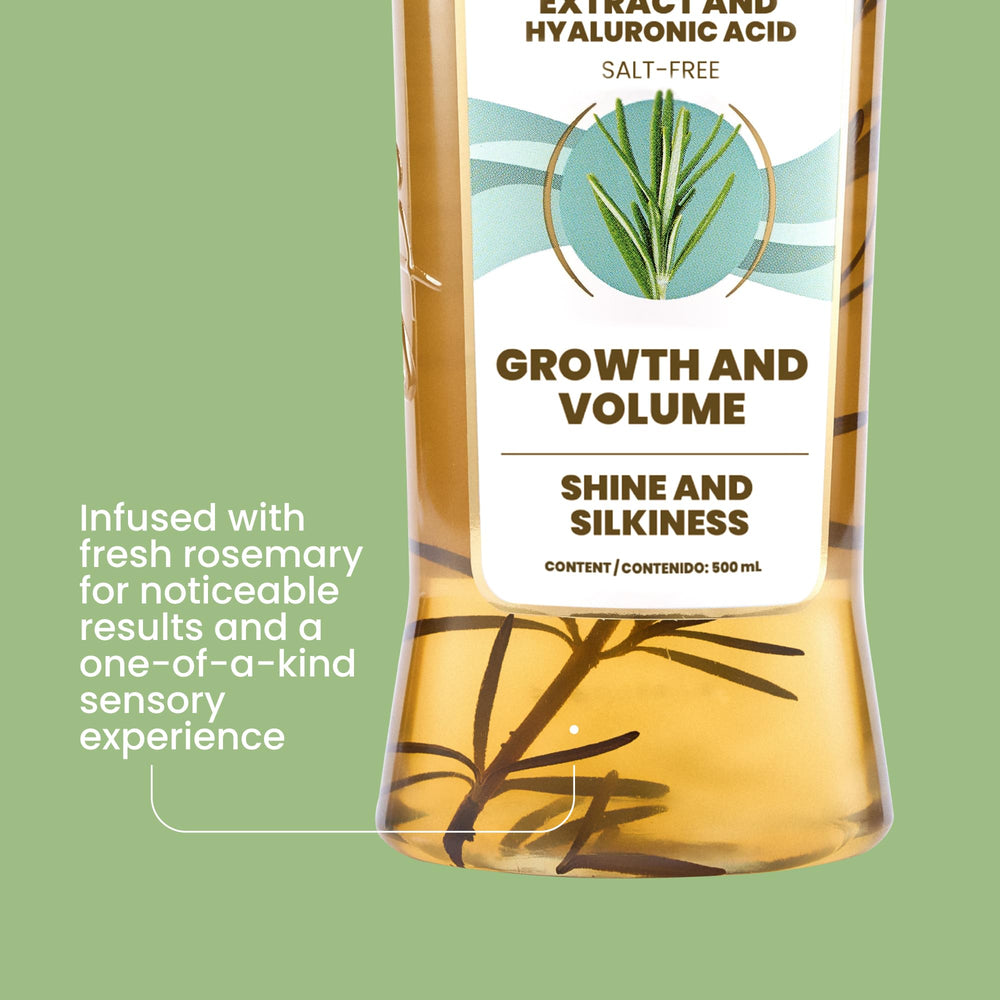 ANYELUZ Rosemary Shampoo scalp massage scene with refreshing cleanse