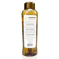 ANYELUZ Rosemary Shampoo ingredients close up highlight nourishment and protection