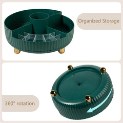 Anyoifax teal green beauty tray adds stylish vanity storage