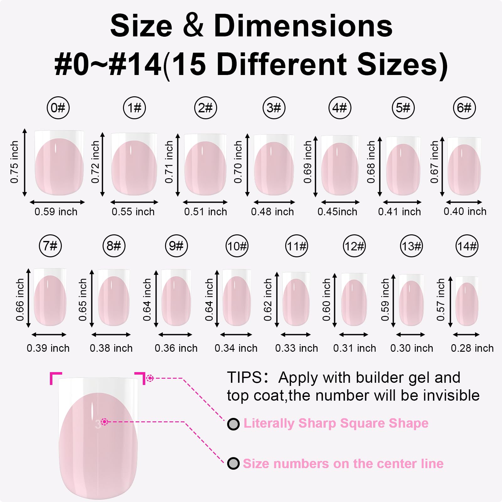 Anyos included nail glue for secure, mess-free application