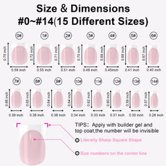 Anyos included nail glue for secure, mess-free application