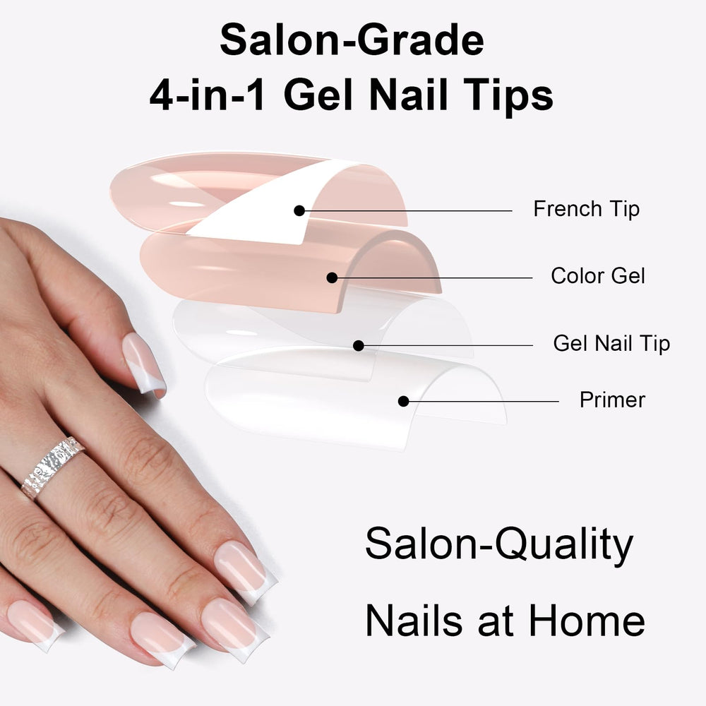 Anyos soft gel design nails bend naturally with minimal irritation