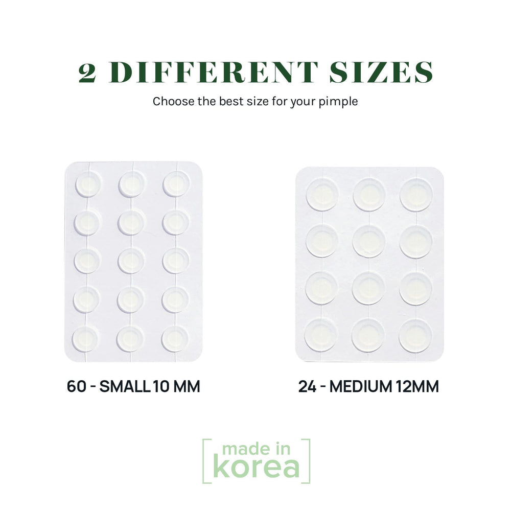 AOA Studio absorbing cover patch on skin, keeping blemish area protected for up to 24 hours.