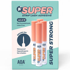 AOA Studio Clear Lash Adhesive bottle delivers strong, long-lasting hold for secure lashes.