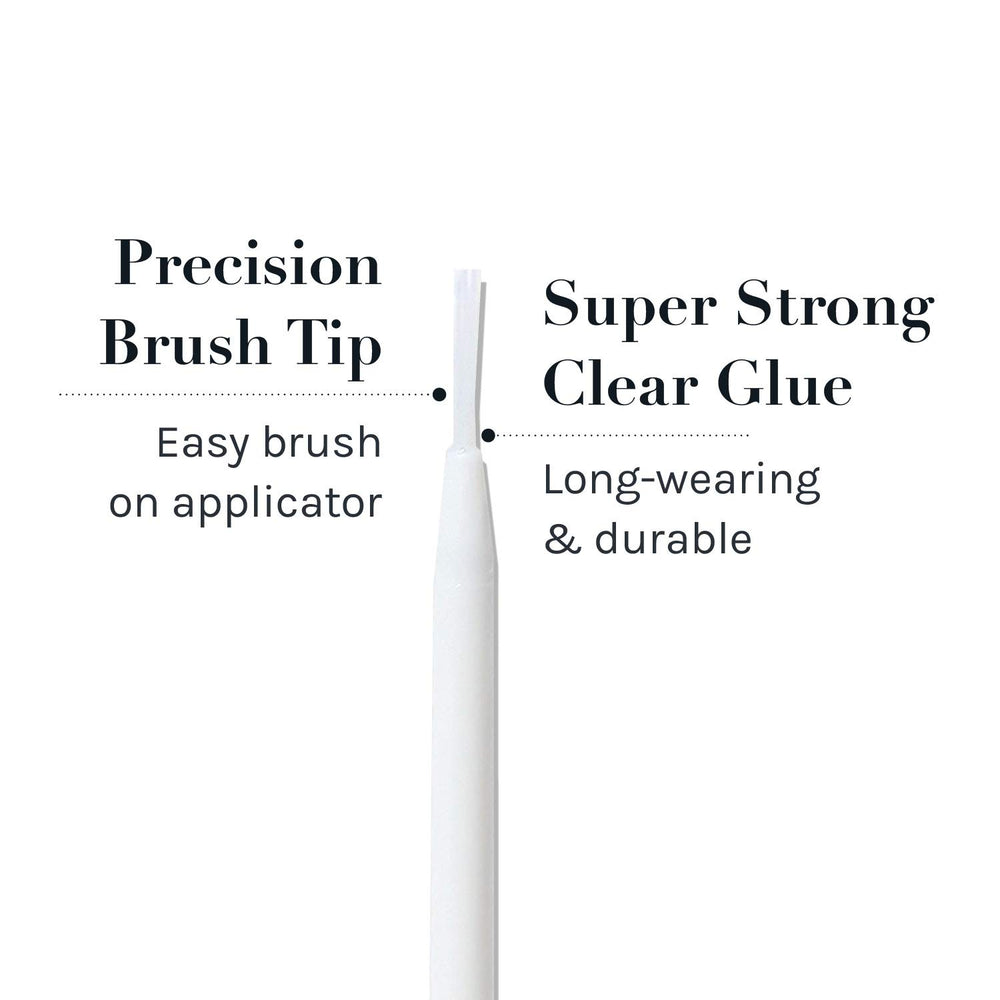 AOA Studio Precision brush tip enables mess-free, precise lash application.