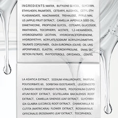 aobenz snail mucin 68-percent night cream packaging closeup