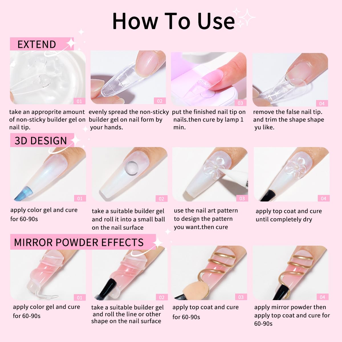 AOBOO DIY salon nails kit - versatile for home use