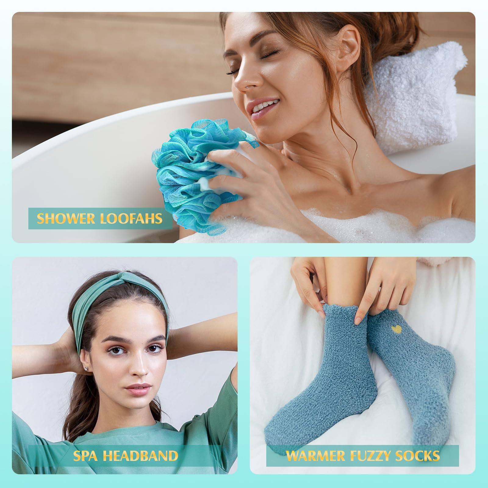 Aofmee soft headband to keep hair back during spa time