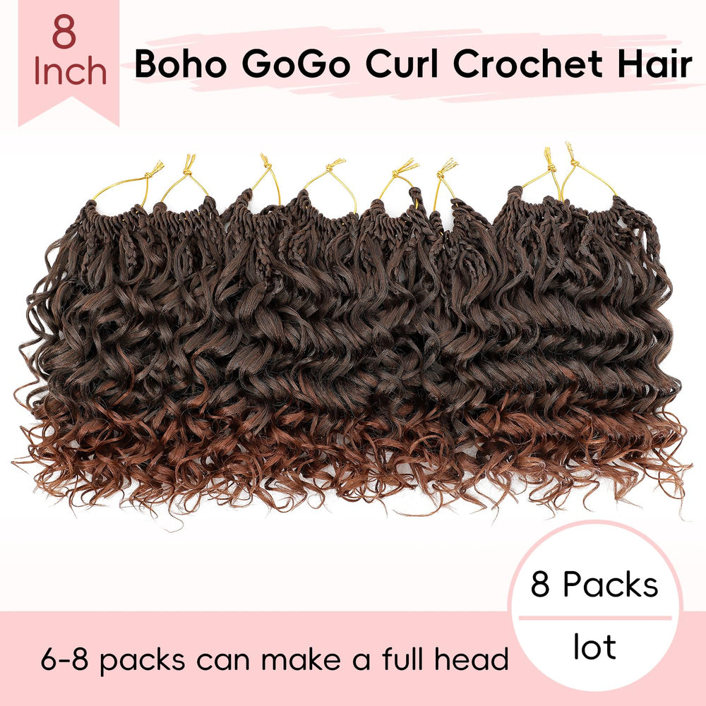 Aoisvk boho style crochet extensions demonstrating easy installation and natural volume
