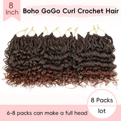 Aoisvk boho style crochet extensions demonstrating easy installation and natural volume