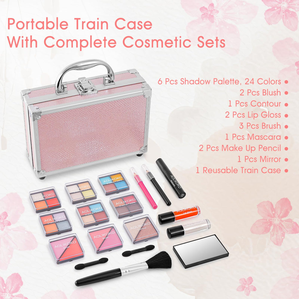 AOLIKOKO 24-color shadow palette offers versatile day-to-night options