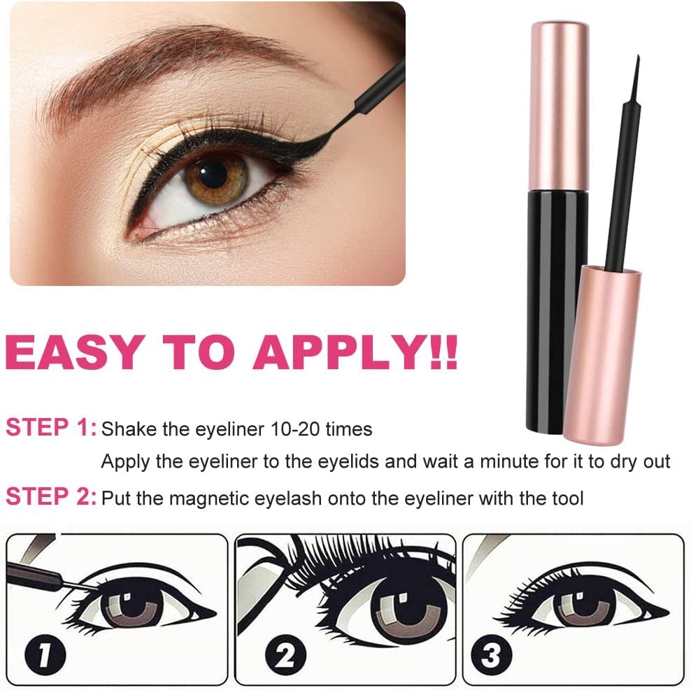 AOMIG adjustable-length magnetic lashes cut to fit your eye