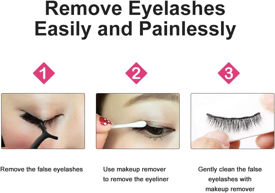 AOMIG wedding or party look with long-lasting magnetic lashes