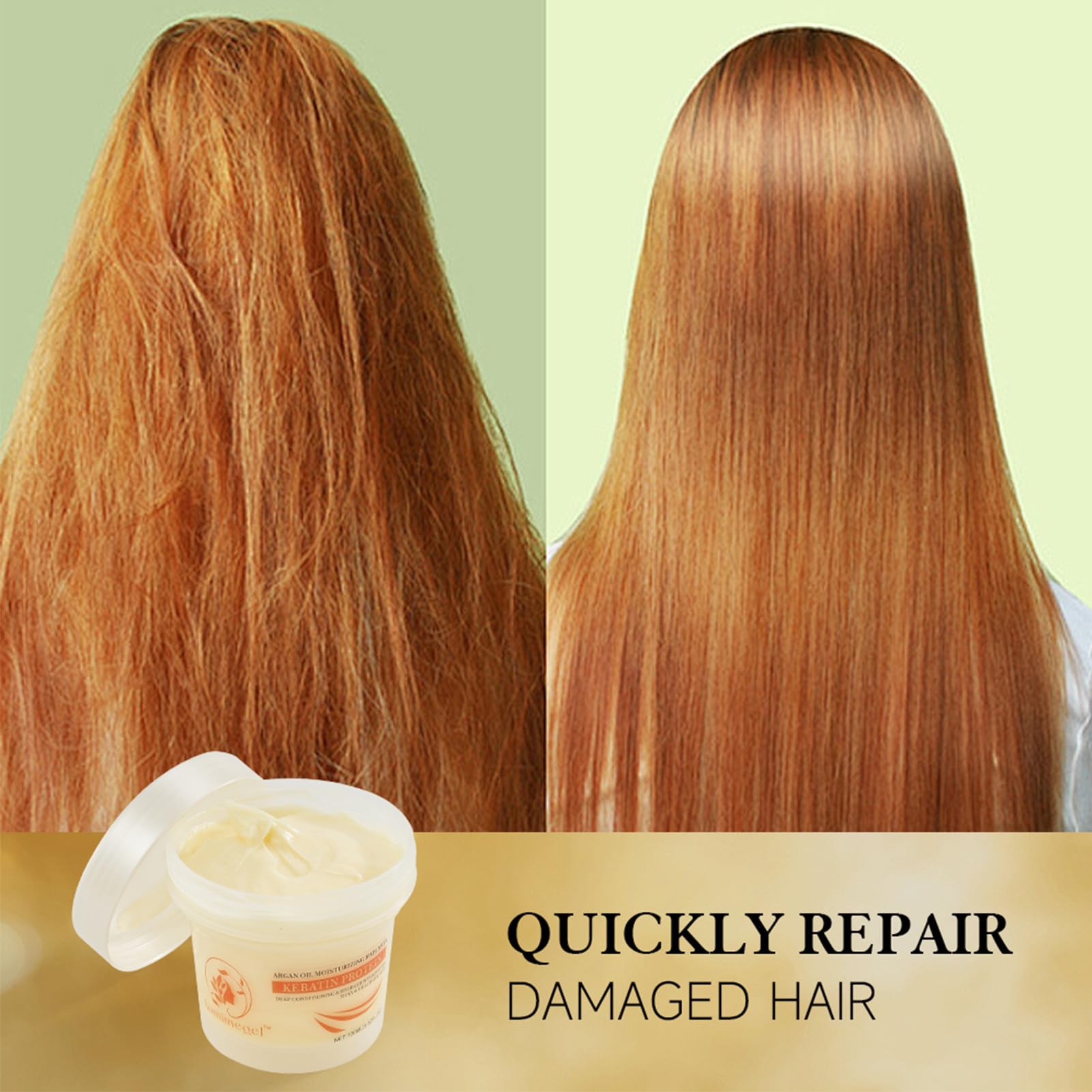 All hair types benefit from Aomimegel collagen mask.
