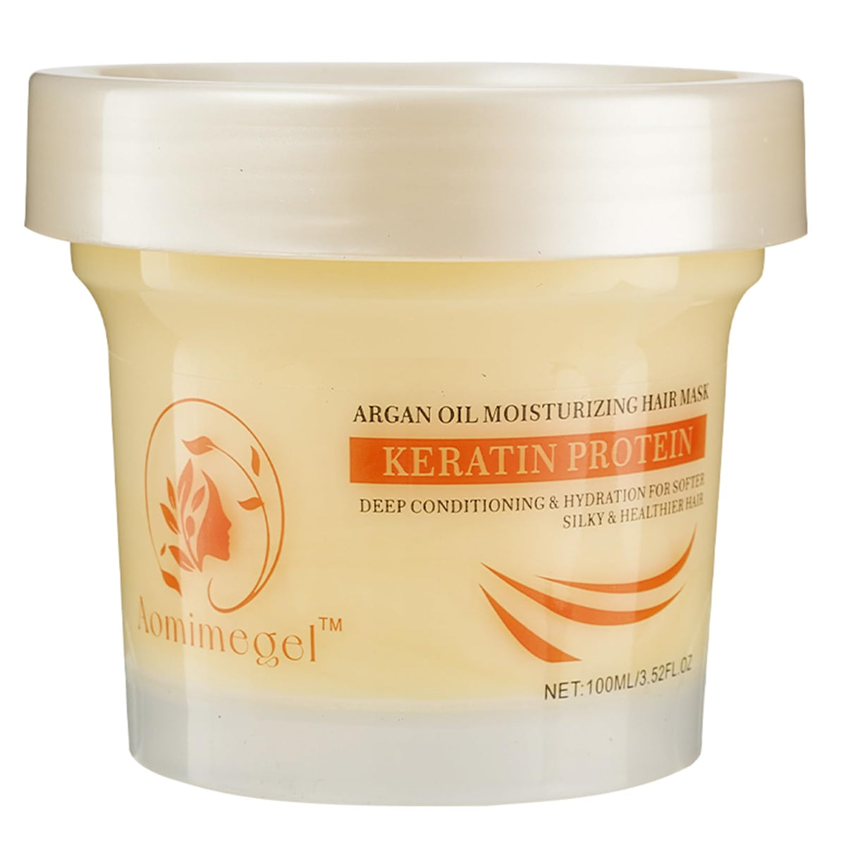 Aomimegel collagen hair mask bottle illustrates deep repair potential.