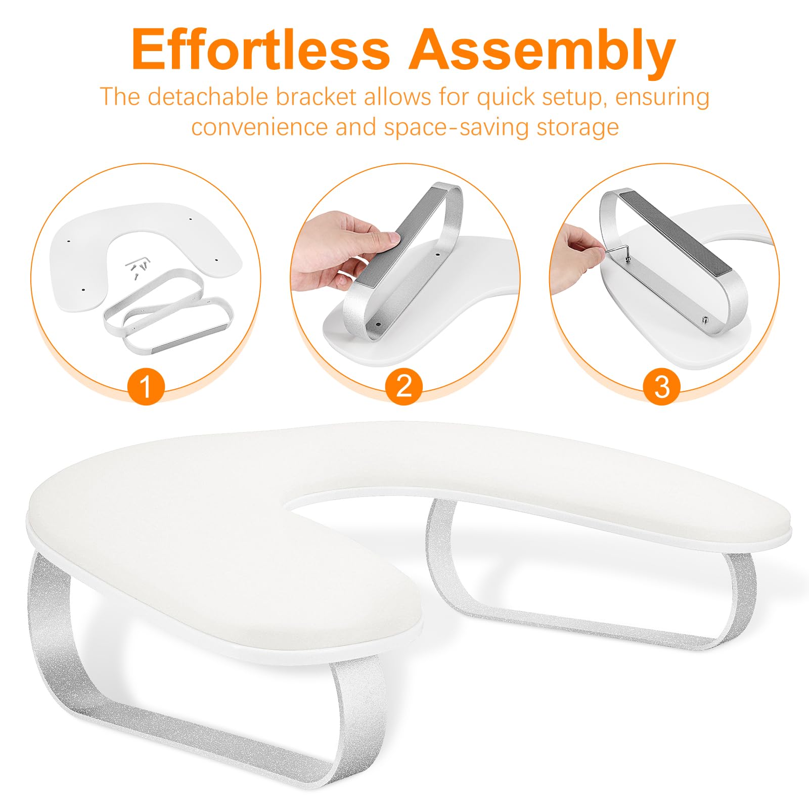 AONOLOVO arm rest fits 99% of nail lamps for versatile setup