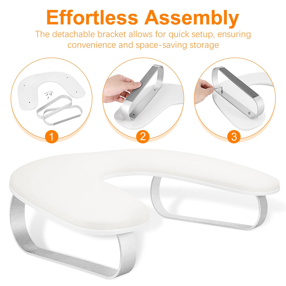 AONOLOVO arm rest fits 99% of nail lamps for versatile setup