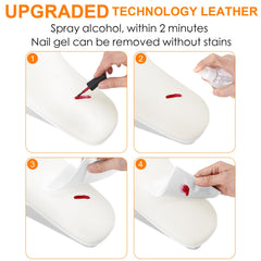AONOLOVO arm rest with non-slip pads stays secure on smooth tables