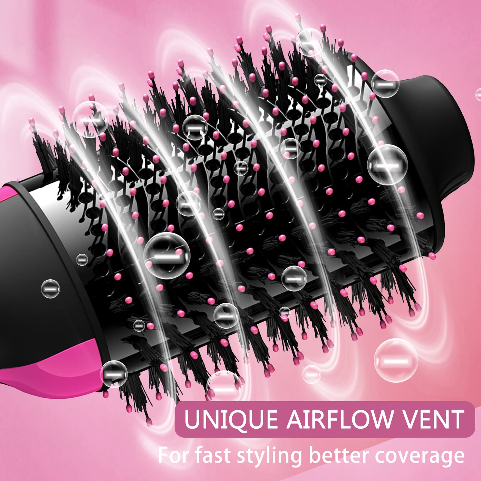 Aopant hair dryer brush using ionic technology to reduce frizz and boost shine