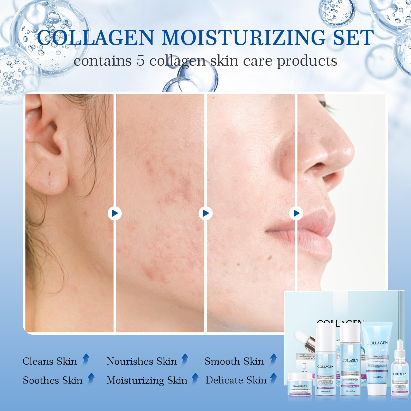 AOPEIBOTO Collagen Toner, balancing hydration and refined pores