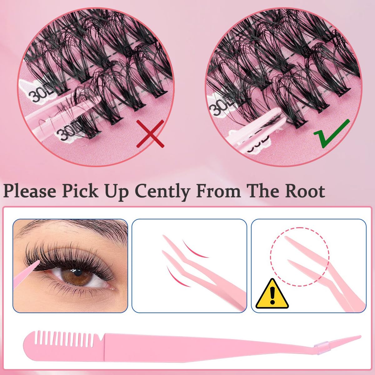 AOPING DIY instruction guide for simple home lash projects