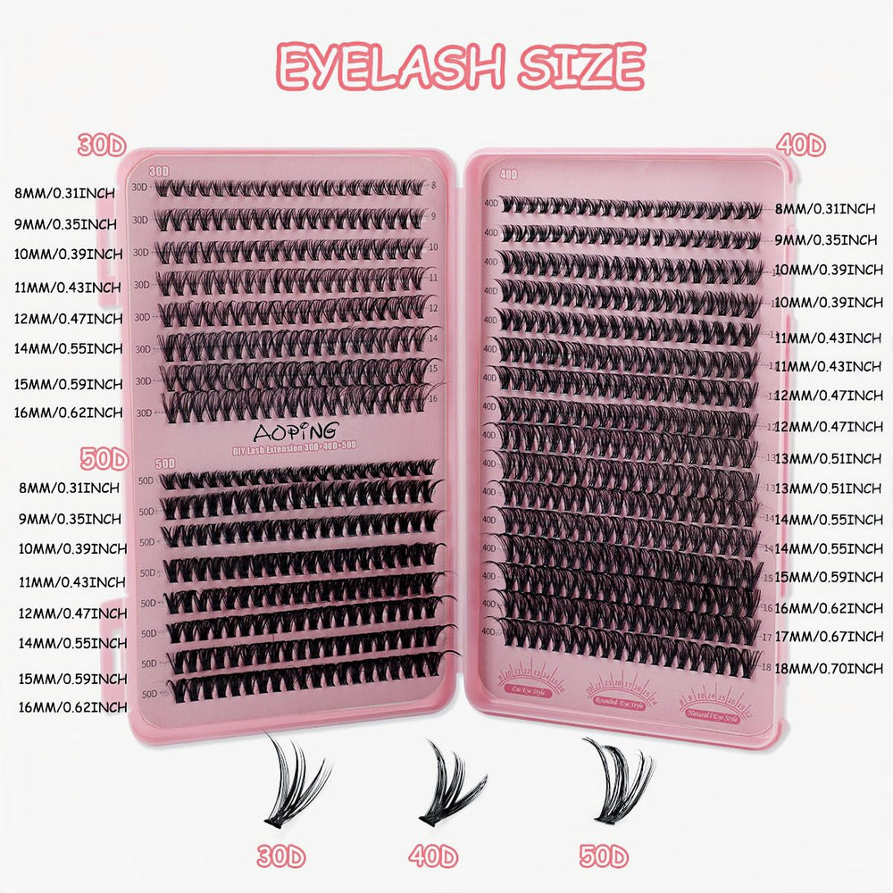 AOPING lash brush for quick lash separation and styling