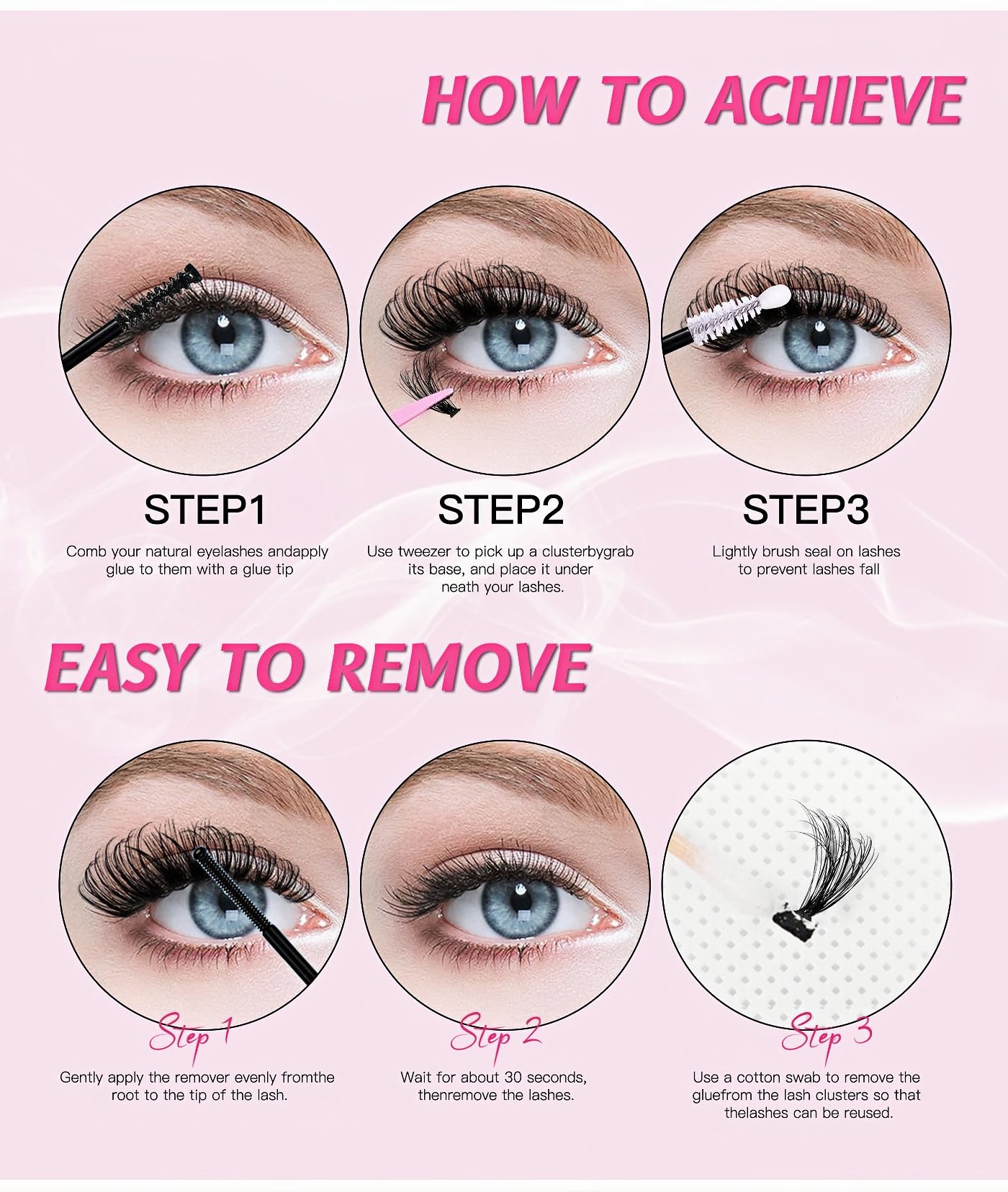 AOPING precision lash tweezers for accurate application