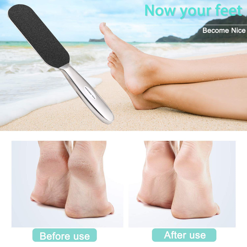 AOPOCKAN TECH compact design fits in hand for easy routine foot care