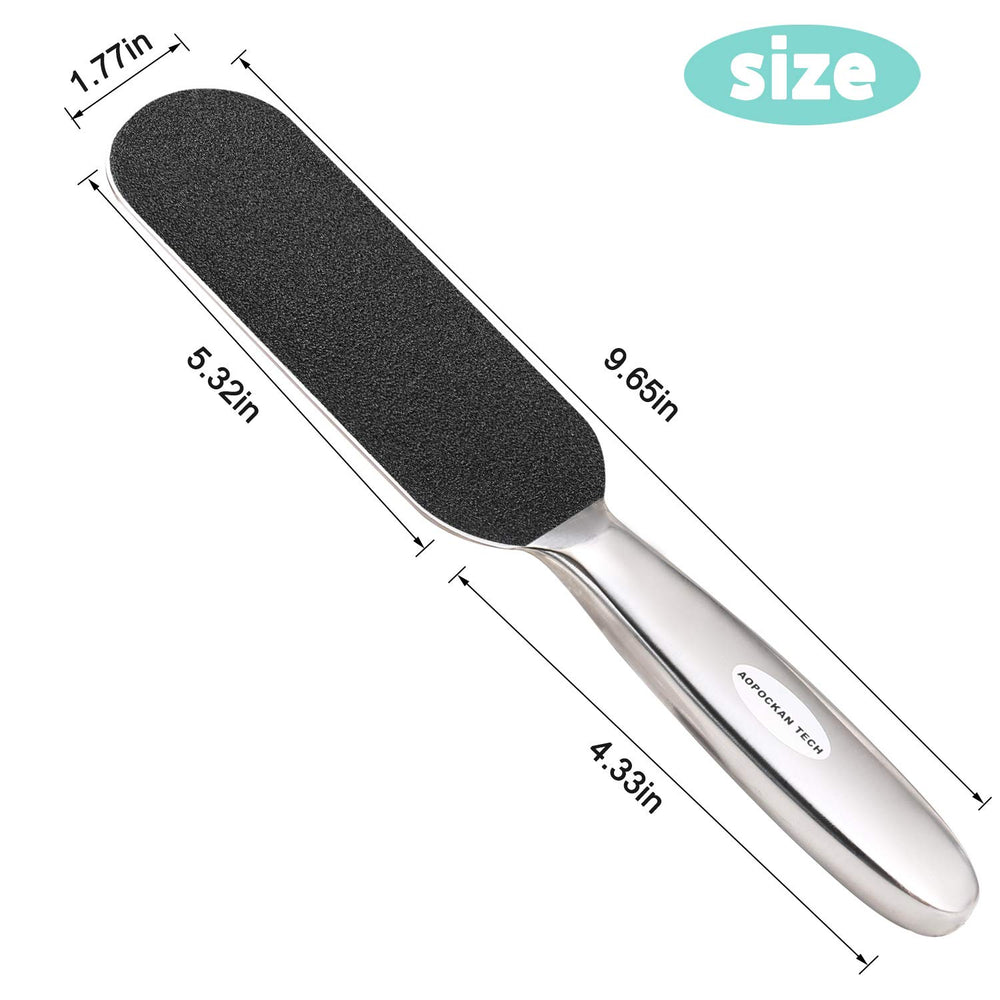 AOPOCKAN TECH foot file works in wet or dry conditions for convenience