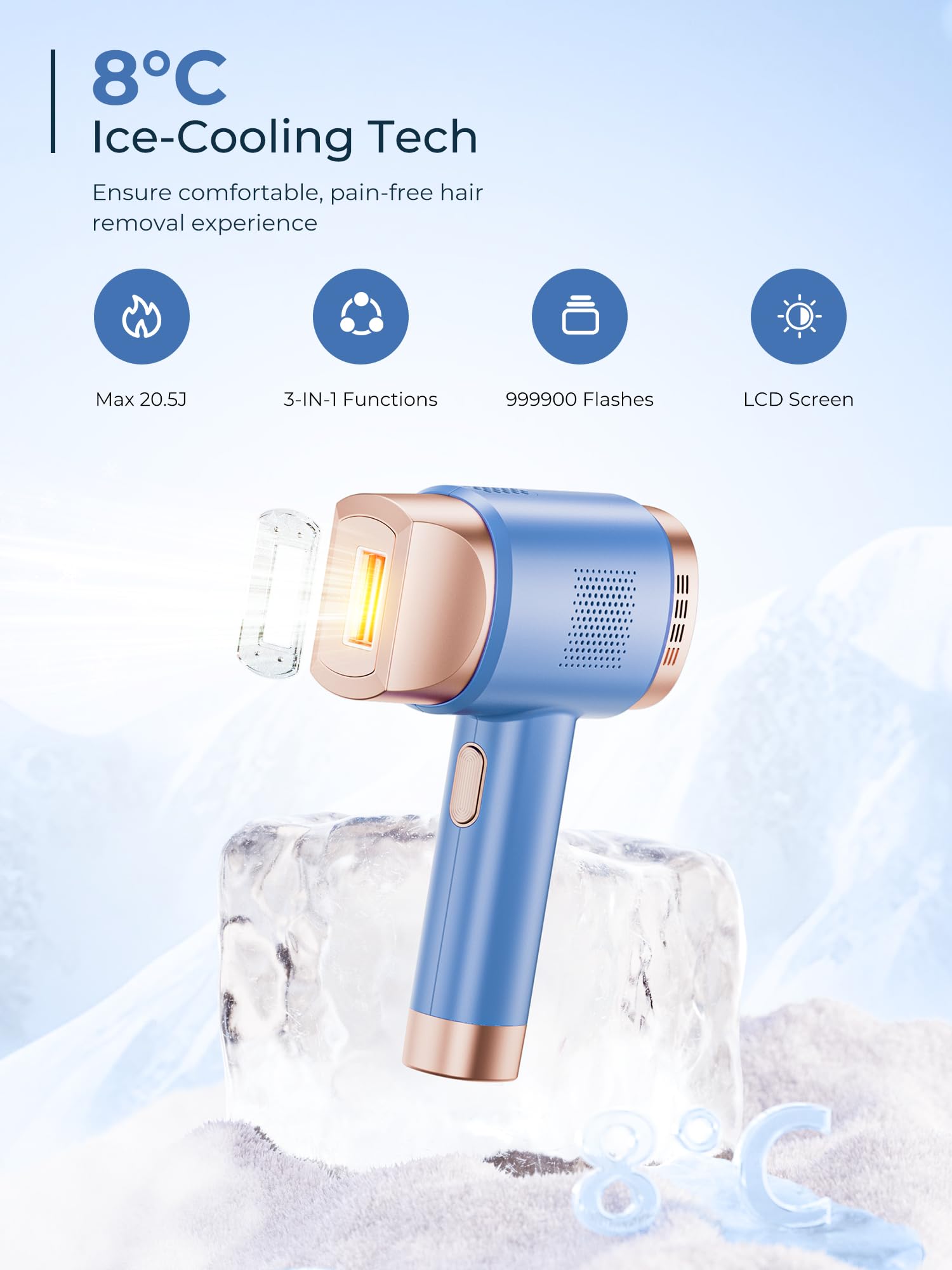 Aopvui device side profile showing compact design for easy storage